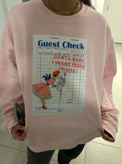 PRADA CHRISTMAS CREWNECK