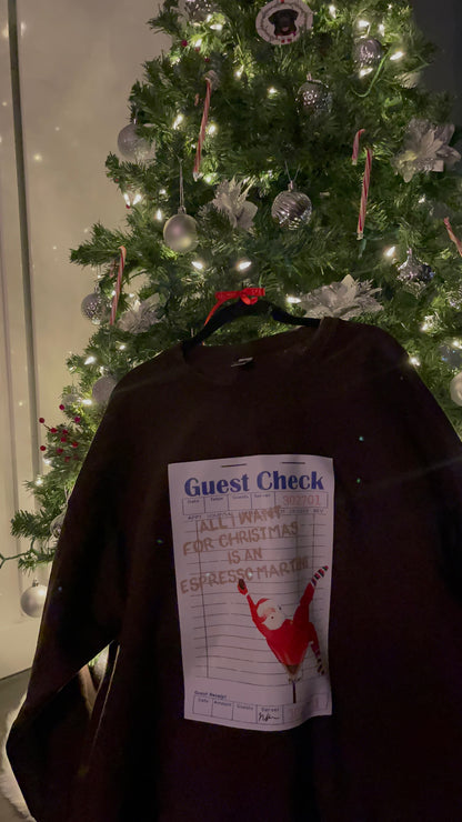 ESPRESSO MARTINI CHRISTMAS CREWNECK