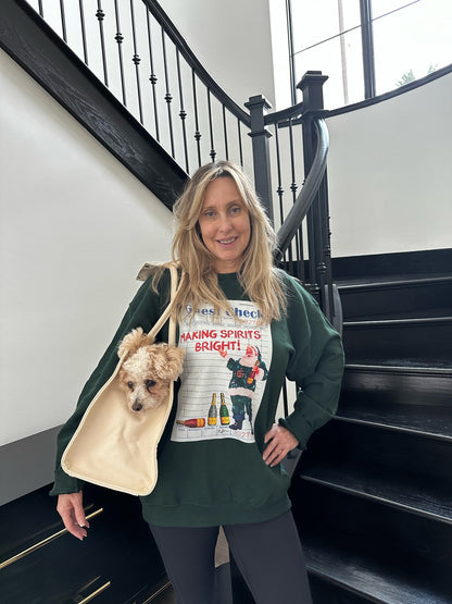 MAKING SPIRITS BRIGHT CREWNECK