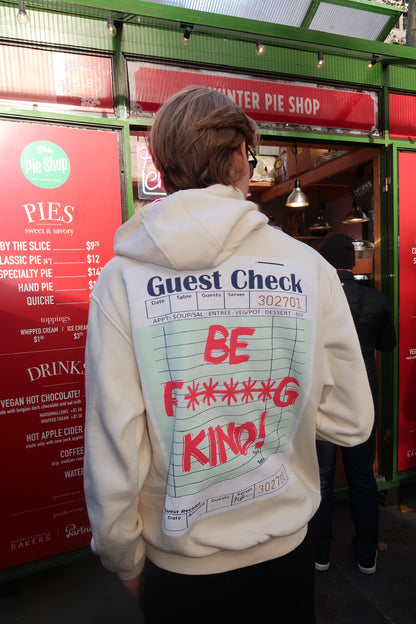 "Be Kind" Guest Check Hoodie